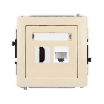 Gniazdo komputerowe, Gniazdo HDMI Karlik 1DGHK-46A
