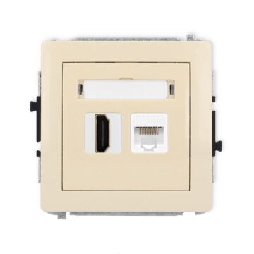 Gniazdo komputerowe, Gniazdo HDMI Karlik 1DGHK-45e