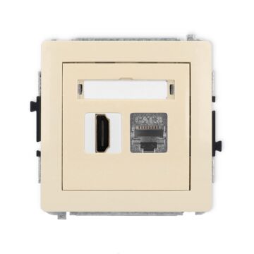 Gniazdo komputerowe, Gniazdo HDMI Karlik 1DGHK-88