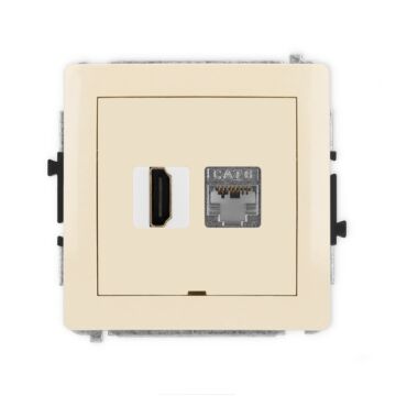 Gniazdo komputerowe, Gniazdo HDMI Karlik 1DGHKBO-46
