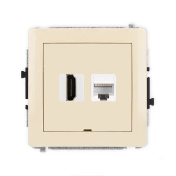 Gniazdo komputerowe, Gniazdo HDMI Karlik 1DGHKBO-46A