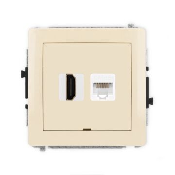 Gniazdo komputerowe, Gniazdo HDMI Karlik 1DGHKBO-45e