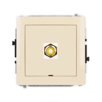 Gniazdo RCA Karlik 1DGRCABO-1
