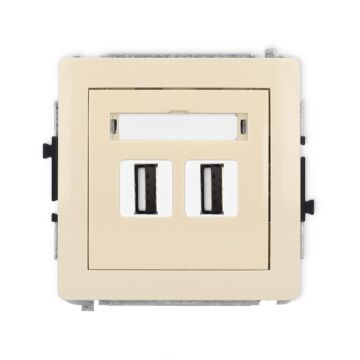 Gniazdo USB Karlik 1DGUSB-2