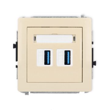 Gniazdo USB Karlik 1DGUSB-6
