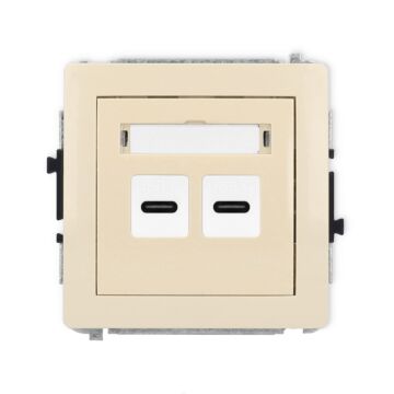 Gniazdo USB Karlik 1DGUSB-8