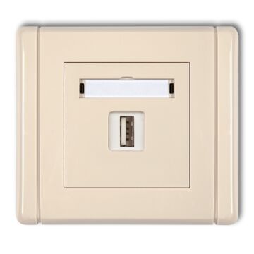 Gniazdo USB Karlik 1FCUSB-1