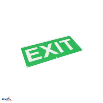 Piktogram ewakuacyjny do oprawy Maler "EXIT" 324x158 Luxmena C91-MLR-PKT-EXT