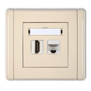 Gniazdo komputerowe, Gniazdo HDMI Karlik 1FGHK-45e