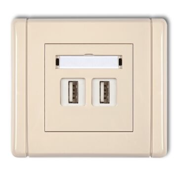 Gniazdo USB Karlik 1FGUSB-2