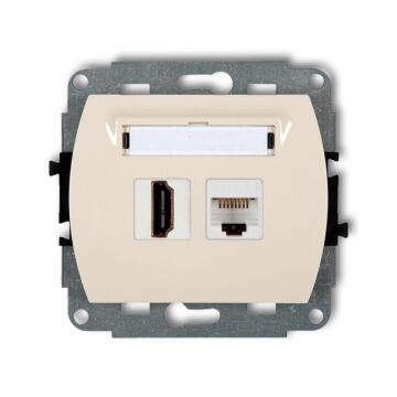 Gniazdo komputerowe, Gniazdo HDMI Karlik 1GHK-45e