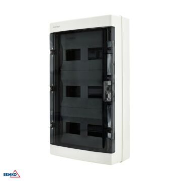 Rozdzielnica modułowa obudowa natynkowa 3x12 IP65 biała Schelinger A80-RHN-IP65-NPE-36P