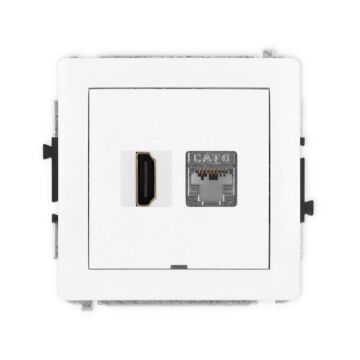 Gniazdo komputerowe, Gniazdo HDMI Karlik 25DGHKBO-46
