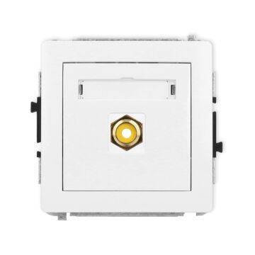 Gniazdo RCA Karlik 25DGRCA-1