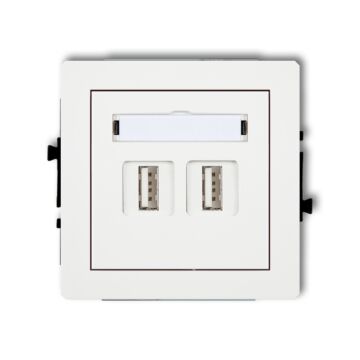 Gniazdo USB Karlik 25DGUSB-6