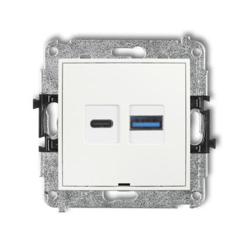 Gniazdo USB Karlik 25MCUSBBO-8