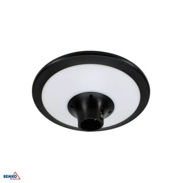 Oprawa parkowa solarna SOLUM LED lampa 20W 3000K-4000K 2200lm IP65 czarna Bemko C83-SOM-020BL-CCT