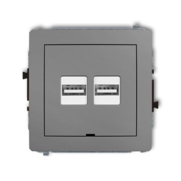 Gniazdo USB Karlik 27DCUSBBO-6