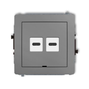 Gniazdo USB Karlik 27DCUSBBO-7