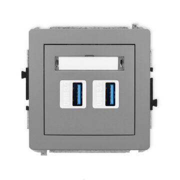 Gniazdo USB Karlik 27DGUSB-6