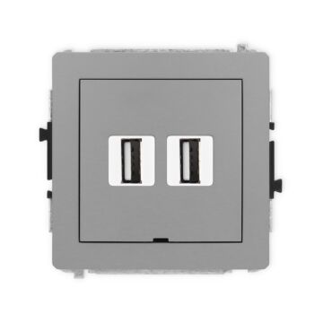 Gniazdo USB Karlik 27DGUSBBO-2