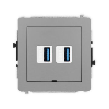 Gniazdo USB Karlik 27DGUSBBO-6