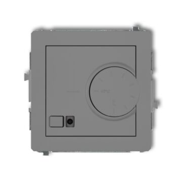 Regulator temperatury z czujnikiem powietrznym szary mat Karlik DECO 27DRT-2
