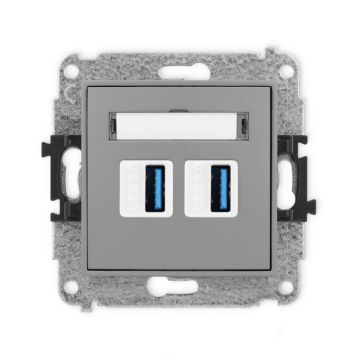 Gniazdo USB Karlik 27MGUSB-6