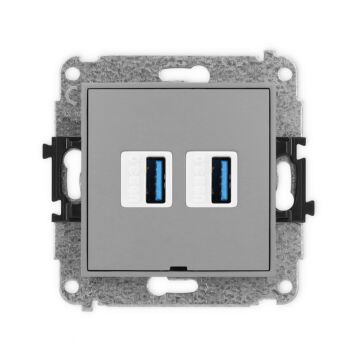 Gniazdo USB Karlik 27MGUSBBO-6