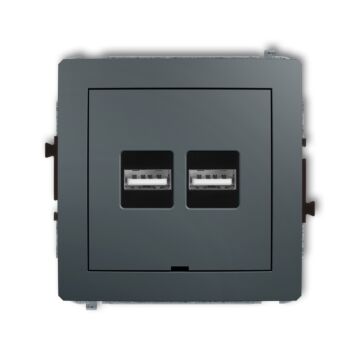 Gniazdo USB Karlik 28DCUSBBO-6