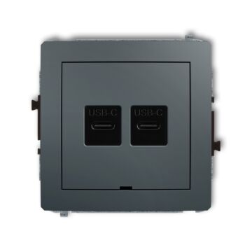 Gniazdo USB Karlik 28DCUSBBO-7