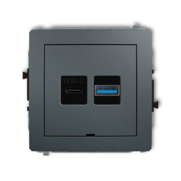 Gniazdo USB Karlik 28DCUSBBO-8