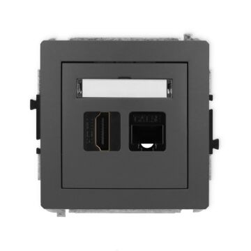 Gniazdo komputerowe, Gniazdo HDMI Karlik 28DGHK-45e