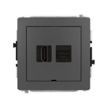 Gniazdo komputerowe, Gniazdo HDMI Karlik 28DGHKBO-46A