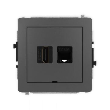 Gniazdo komputerowe, Gniazdo HDMI Karlik 28DGHKBO-45e