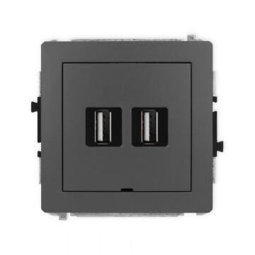 Gniazdo USB Karlik 28DGUSBBO-2