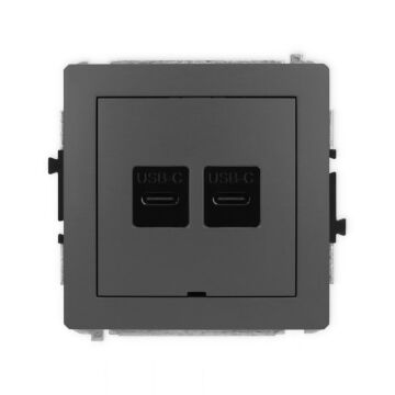 Gniazdo USB Karlik 28DGUSBBO-8