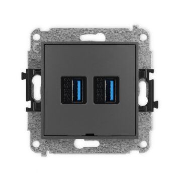 Gniazdo USB Karlik 28IGUSBBO-6