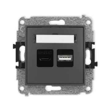 Gniazdo USB Karlik 28MCUSB-8