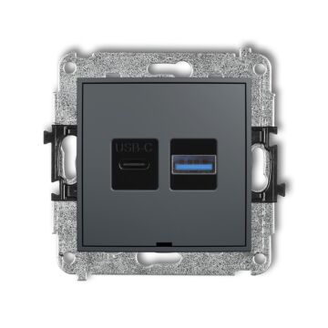 Gniazdo USB Karlik 28MCUSBBO-8