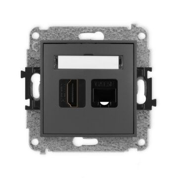 Gniazdo komputerowe, Gniazdo HDMI Karlik 28MGHK-45e