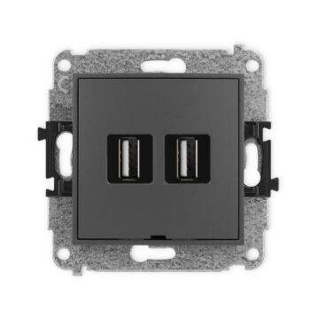 Gniazdo USB Karlik 28MGUSBBO-2