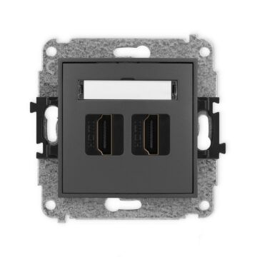 Gniazdo HDMI Karlik 28MHDMI-4