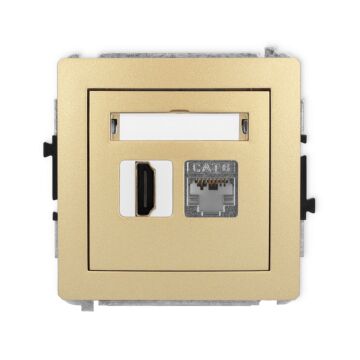 Gniazdo komputerowe, Gniazdo HDMI Karlik 29DGHK-46