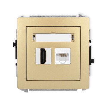Gniazdo komputerowe, Gniazdo HDMI Karlik 29DGHK-45e