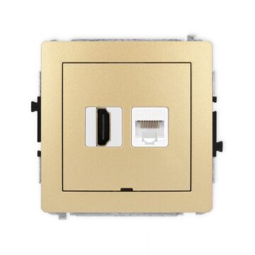 Gniazdo komputerowe, Gniazdo HDMI Karlik 29DGHKBO-45e