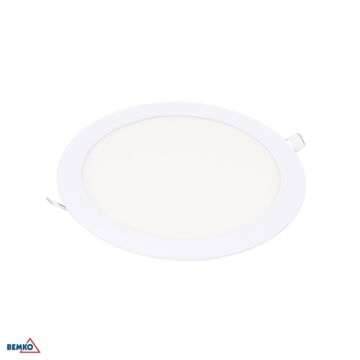 Oprawa downlight LED BOLED lampa wpuszczana 18W 4000K 1450lm 120° biała Bemko C70-DLB-R-180-4K