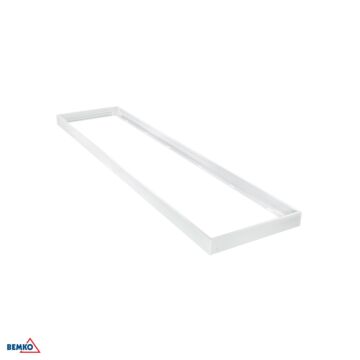 Ramka montażowa natynkowa do paneli LED ECO biała Bemko C79-RNT123-WH-ECO