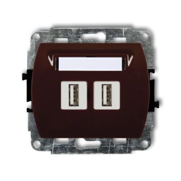 Gniazdo USB Karlik 4GUSB-2