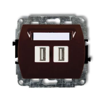 Gniazdo USB Karlik 4GUSB-6